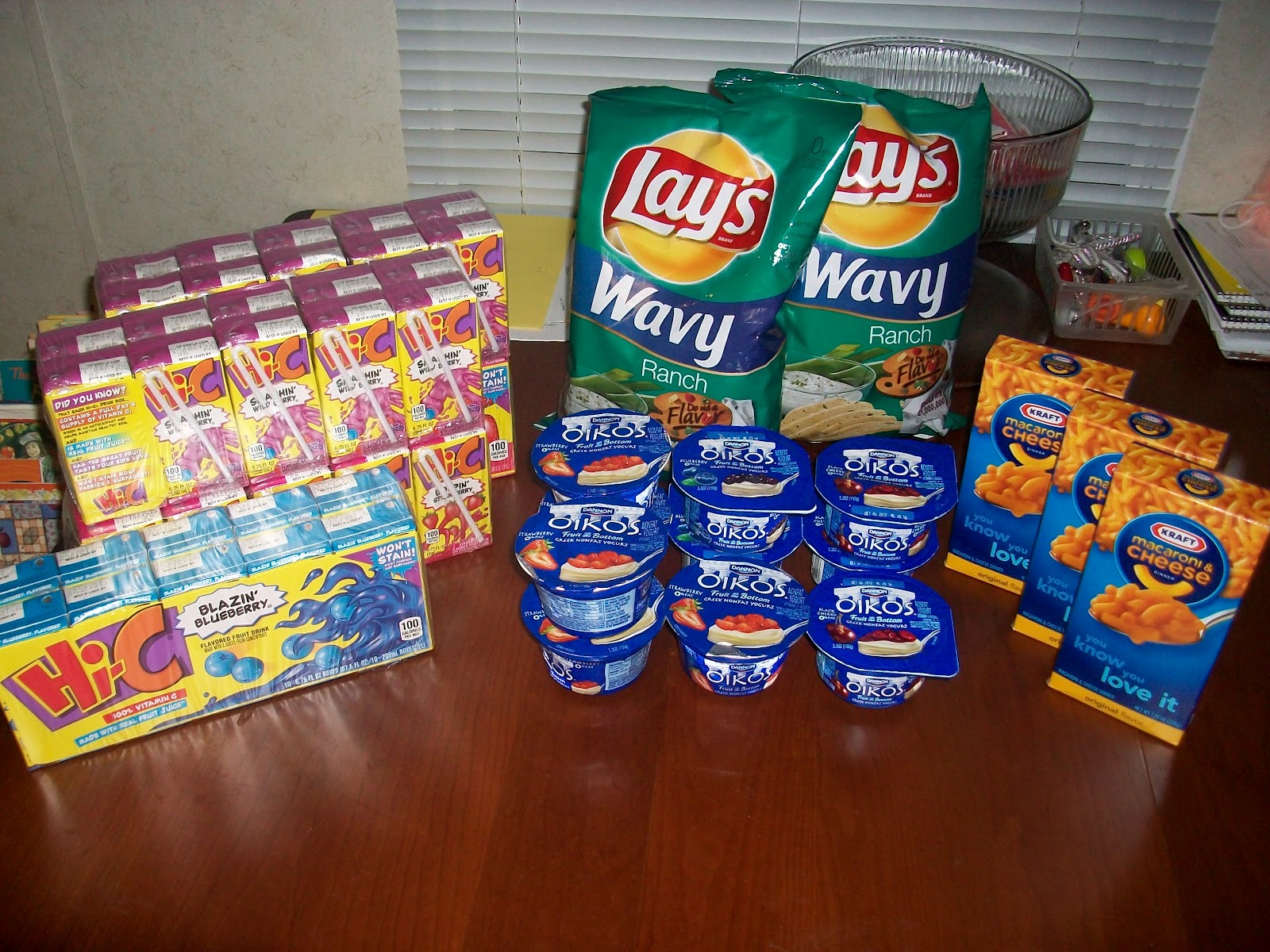 Healthy snacks at food lion